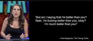 TYT's Ana Kasparian DITCHES Progressives? Host Admits 'I DON'T KNOW What To Label Myself Anymore'