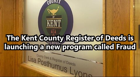 The Kent County Register of Deeds is launching a new program called Fraud