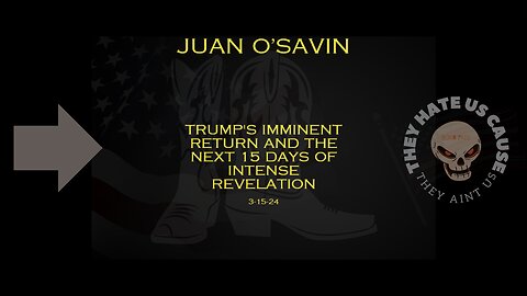 Juan OSavin Talks Trumps Imminent Return and Intense Revelation