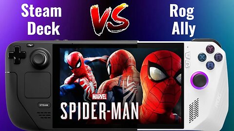 Marvel's Spider-Man Remastered | Steam Deck Vs ROG Ally