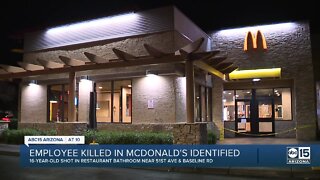 16-year-old killed while working at a Valley McDonald's