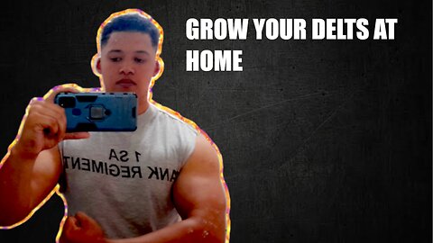 How to Get Big Shoulders At Home