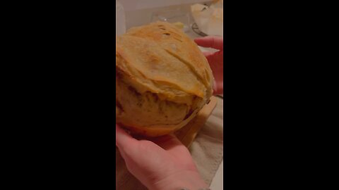 Homemade cinnamon roll sourdough bread