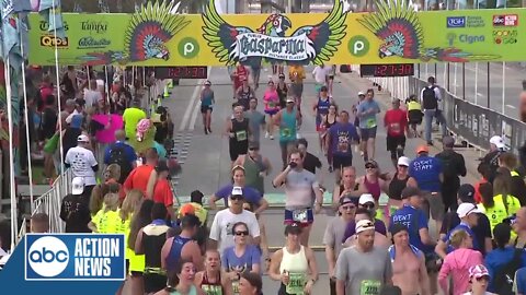 01:25 – 01:30 Saturday | Publix Gasparilla Distance Classic Finish Line