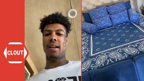 Blueface Shows Off His Crip' Bedroom & Football Field!