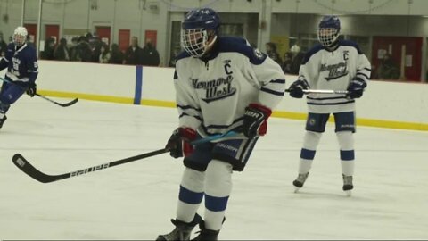 Kenmore West hockey player battling Ewing's sarcoma, a type of bone cancer