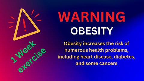 Obesity: The Top Threat to Your Health - Reduce in one week