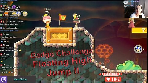 Super Mario Wonder: Badge Challenge Floating High Jump II