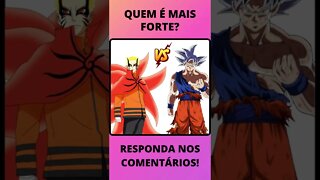 Quem é o Personagem de Anime Mais Forte - Quiz Animes #shorts