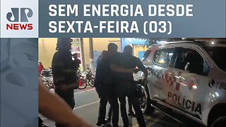 Policial é baleado em protesto contra falta de luz em São Paulo