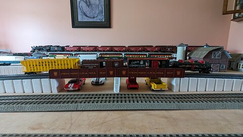 Got 4 new HO rolling stock and Running it on the layy