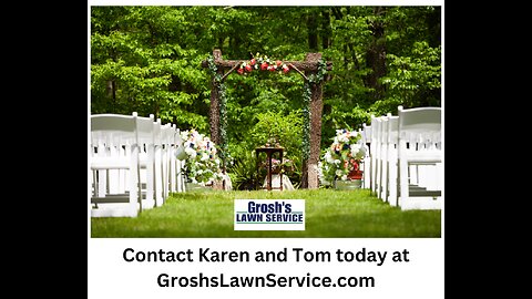 Outdoor Wedding Clear Spring Maryland Landscape Company Washington County Maryland