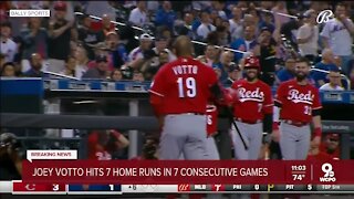 Reds slugger Joey Votto hits home runs in 7 straight games