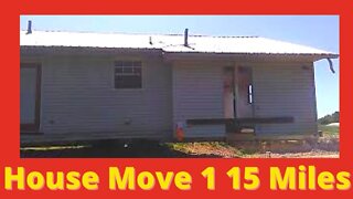 How to Move A House 15 Miles on Two-lane Roads!! 1