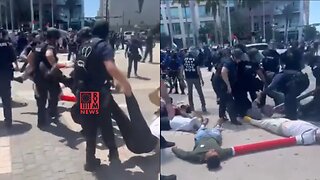 Florida Cops Toss Anti-Israel Protestors Around Like Rag Dolls