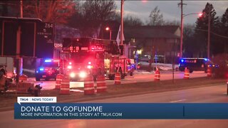 Milwaukee Firefighter injured while battling a house fire