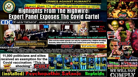 Capitol Hill: Expert Panel Exposes The Covid Cartel - Highlights (related links in description)