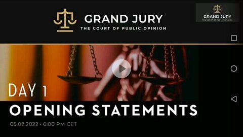 Grand Jury Proceeding For Trial Of The Globalist Cabal's Crime Against Humanity