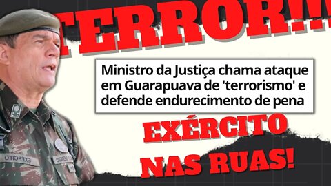 NOITE DE TERROR: EXÉRCITO REFORÇA AS RUAS E SAQUES AUMENTAM NO BRASIL - #Guarapuava #Guerra #Saques