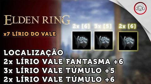 Elden Ring, Como conseguir Lírio-do-Vale Fantasma 2x [6], e do túmulo 3x [5] e 2x [6] | super dica