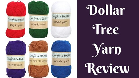 Product Reviews: Dollar Tree Yarn Review