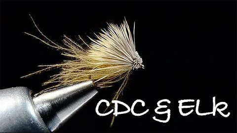 CDC & Elk Caddis Dry Fly Tying Instructions - Tied by Charlie Craven