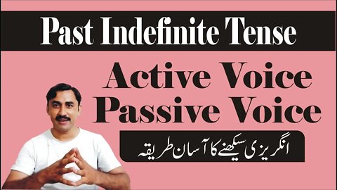 Active&passive Voice Past Indefinite