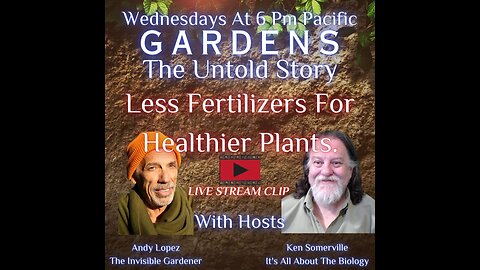 Less Fertilizers For Healthier Plants.