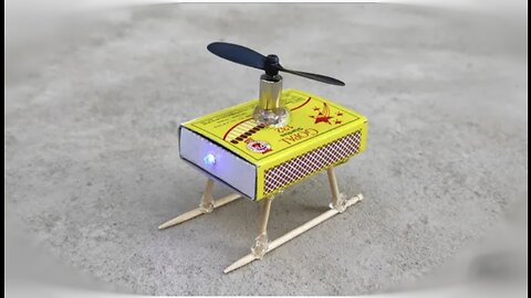 How to make Helicopter using Match Box//ElectronicsPro143