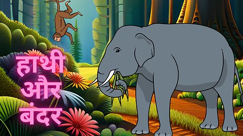 हाथी और बंदर | Hathi Aur Bandar Ki Dosti | Panchatantra Tales in Hindi | Moral Stories
