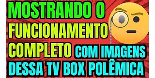 Mostrando o Funcionamento completo com imagens da Tv Box Az América Extreme RevoluTion