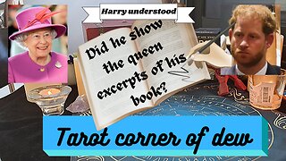 Is Harry devastated the queen won't read his book? Did he show her excerpts?