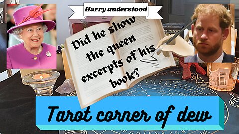 Is Harry devastated the queen won't read his book? Did he show her excerpts?