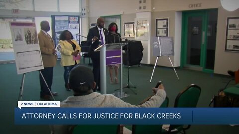 Tulsa attorney calling for justice for Black Creeks