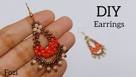 Design and Make your own Classy Earrings with this Easy DIY Tutorial 🌸