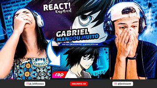 Rap do L (Death Note) - O MAIOR DETETIVE | NERD HITS | [React RapNerd]🔥