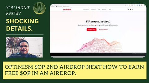 Optimism $OP 2nd Airdrop Next How To Earn Free $OP In An Airdrop.