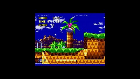 Sonic the Hedgehog CD Dec 4, 1992 prototype Time Trial - Salad Plains Act 1 in 18:51 ( #shorts ver )