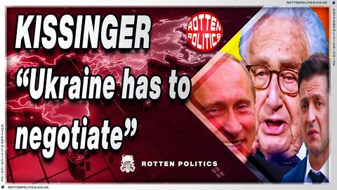 Kissinger BREAKS the Ukraine narrative ,Mic drops the WEF elites