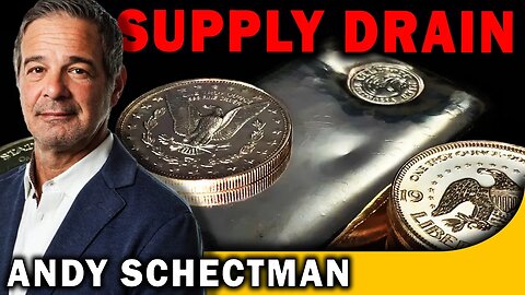 ALERT! Silver Supply Being DRAINED Despite Silver Surplus! With Andy Schectman