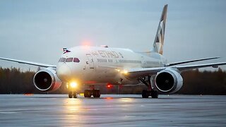 Etihad Airways operated its first flight from Pulkovo Airport to Abu Dhabi 🇦🇪