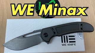 WE Minax / includes disassembly/ Ferrum Forge design It’s great for EDC & fidget friendly !!