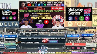 ⚾ Mets vs Yankees Live Reaction |SUBWAY SERIES| WATCH ALONG| PLAY BY PLAY |FEEL THE FORCE!