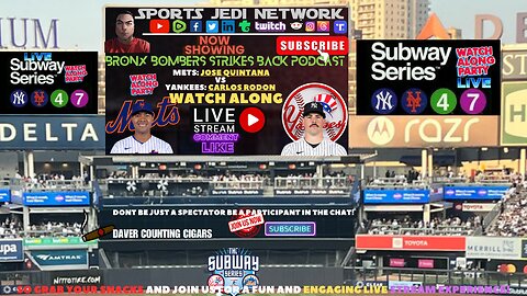 ⚾ Mets vs Yankees Live Reaction |SUBWAY SERIES| WATCH ALONG| PLAY BY PLAY |FEEL THE FORCE!