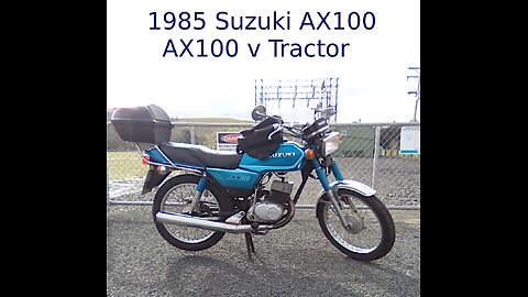 1985 Suzuki AX100 v Tractor - near miss