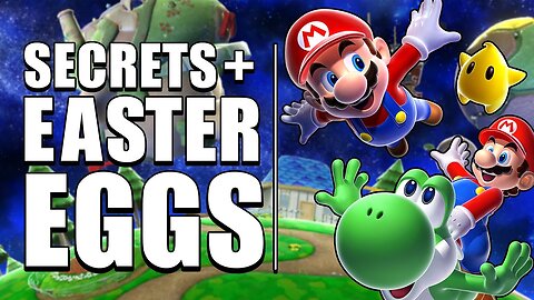 Super Mario Galaxy 1 & 2 Easter Eggs!