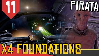 Invadindo a PRISÃO FINAL - X4 Foundations Tides of Avarice #11 [Gameplay Português PT-BR]