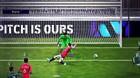 unbelievable goals in pes 24 😕😎 #pesmobile #football #game