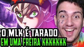 Rap do Asta (Black Clover) | Minha Magia é Nunca Desistir | Basara | REACT | LÉO MURIEL