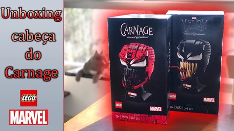 Unboxing - Cabeça do Carnage Lego Marvel 76199